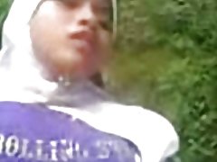 رياو شرير الحجاب الطالبة أو مختلط أكبيد إندونيسيا